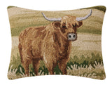 Highland Cattle Hook Pillow