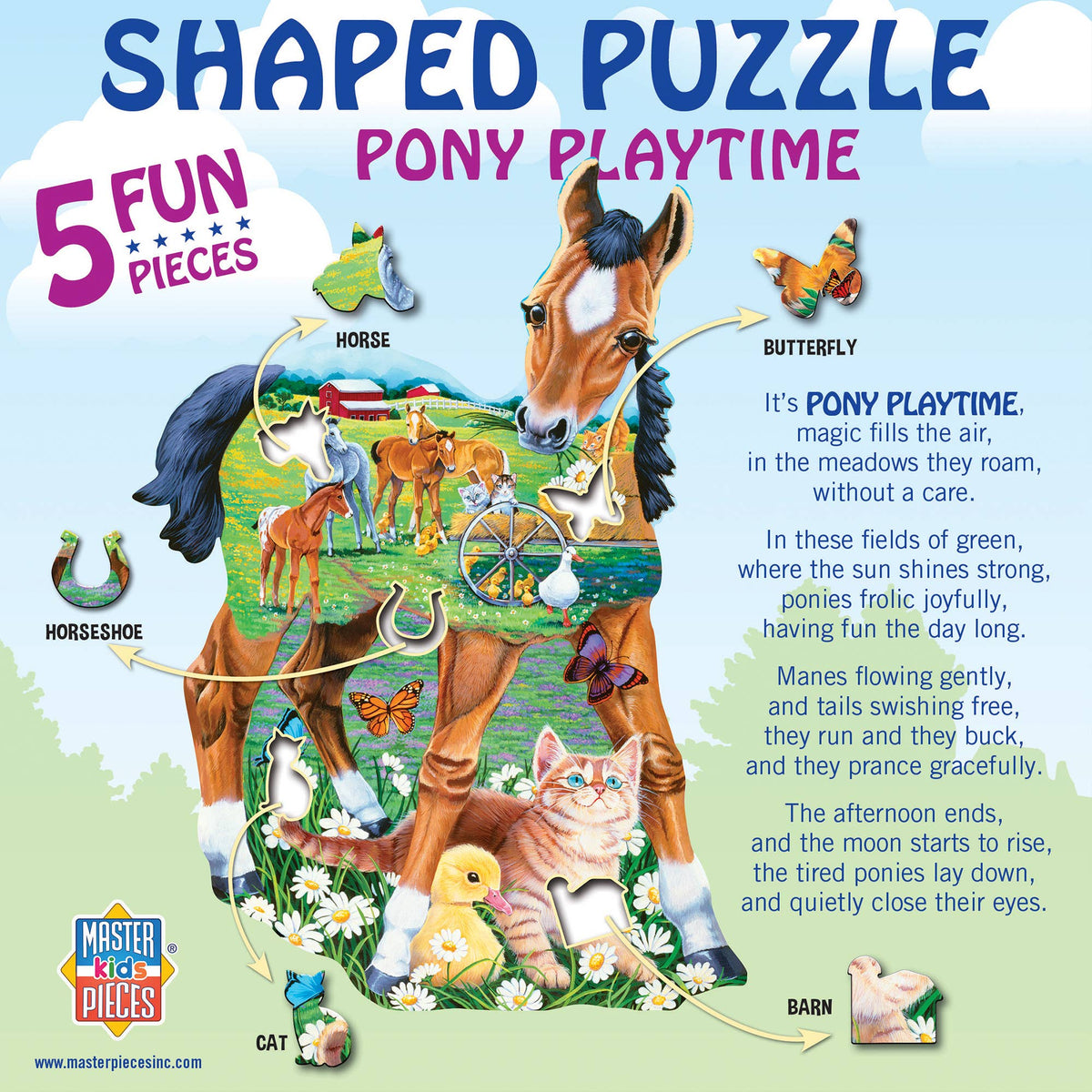 Pony Playtime - 100 Piece Shaped Puzzle