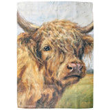 Highland Cow House Flag