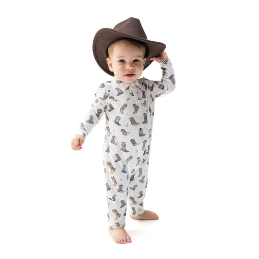 Long Sleeve Cowboy Romper