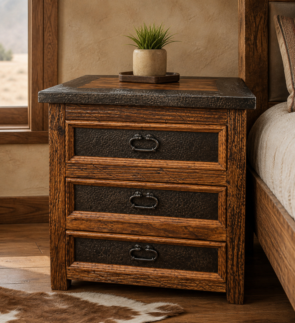 3 Drawers Margartita Nightstand