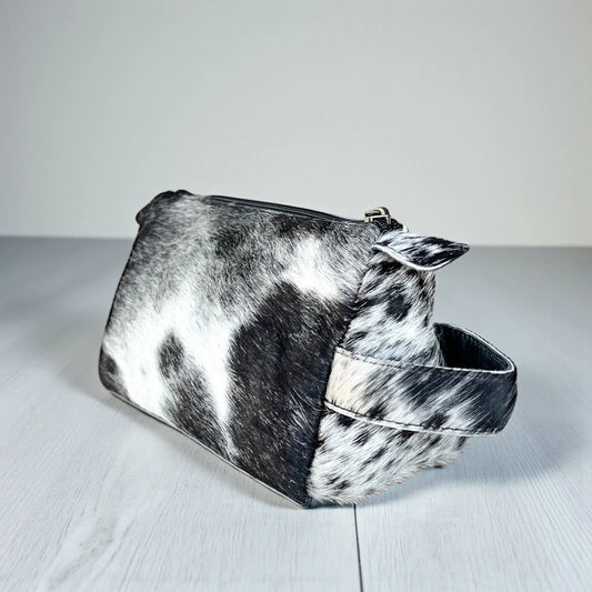 All Cowhide Makeup Bag