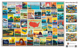 Vintage Posters - State Pride 1000 Piece Puzzle