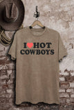 I Love Cowboys Graphic Top