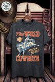 The World Needs More Cowboys Graphic Top