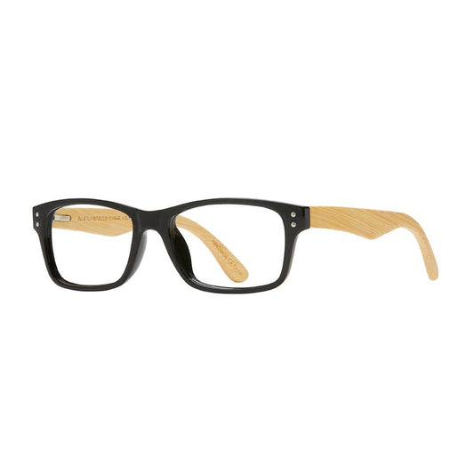 BP20176-Fremont Reader - Black / Natural Bamboo / Blue Light