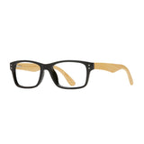BP20176-Fremont Reader - Black / Natural Bamboo / Blue Light