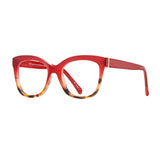 BP20834 Morgan - Red/Brown Tort - Blue Light Filtering Lens