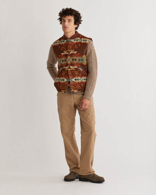 PC-PARKDALE QUILTED WOOL VEST-NEW
