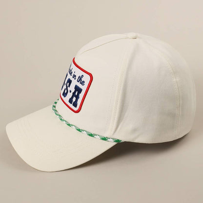 Made in the USA Embroidery Patch Trucker Hat