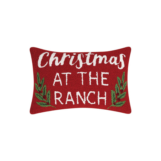 Christmas At The Ranch Hook Pillow