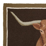 Longhorn Hook Rug - Mary Lake Thompson