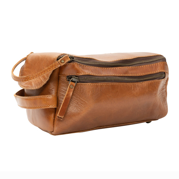 Solid Leather Toiletry Kit