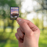 LAPEL PIN Pawhuska, Oklahoma, Buffalo & Sunset