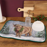 Snowy Highland Drying Mat