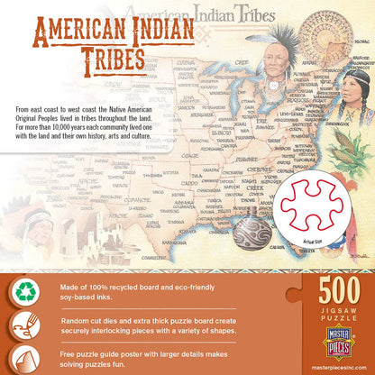 American Indian Tribes 500 Piece Puzzle