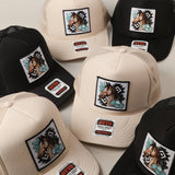 Western Style Horse Turquoise Patch Trucker Hat