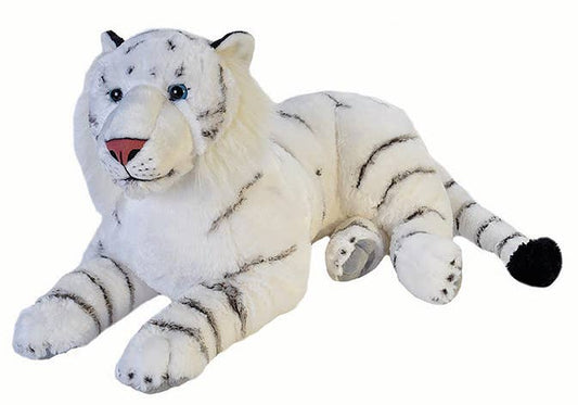 CK-Jumbo White Tiger Stuffed Animal 30"