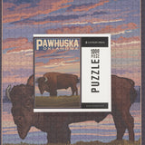 1000 PIECE PUZZLE Pawhuska, Oklahoma, Buffalo & Sunset