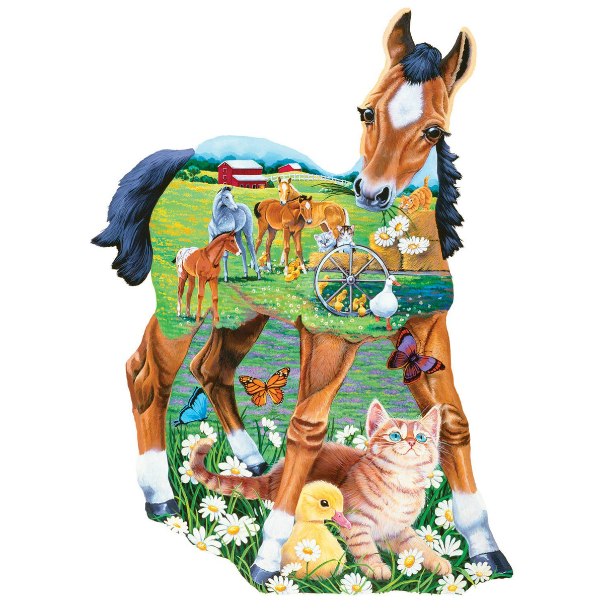 Pony Playtime - 100 Piece Shaped Puzzle