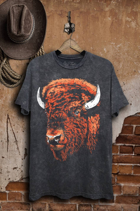 Bison Graphic Top