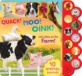 Quack! Moo! Oink! 10-Button Interactive Sound Book
