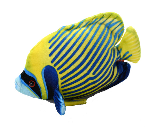 Coral Reef Emperor Angelfish Stuffed Animal 6"