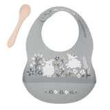 Fresh & Messy Silicone Bib & Spoon Set | Lily the Lamb