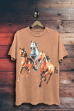 Wild Horses Graphic Top