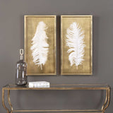 White Feather Shadow Box