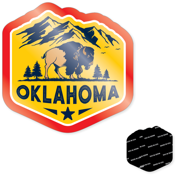Magnet - Oklahoma Buffalo Badge