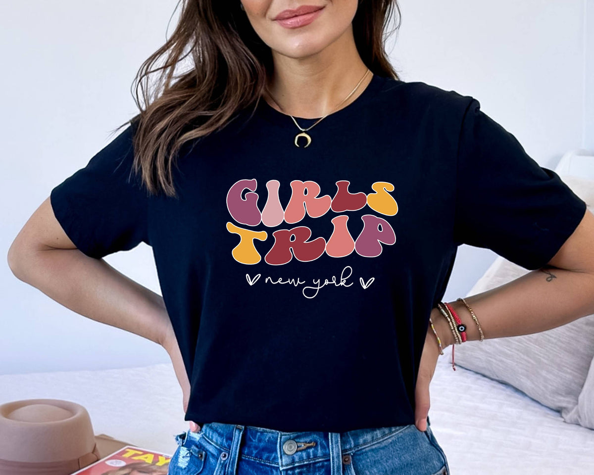 Custom Girls Trip Shirts, Girls Weekend Shirt, Bachelorette