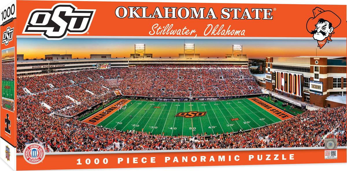 Oklahoma State Cowboys - 1000 Piece Panoramic Puzzle