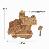 Cowboy Wood Serving Board