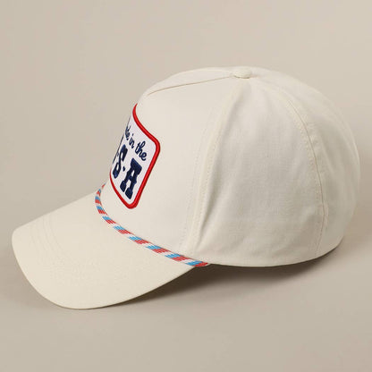 Made in the USA Embroidery Patch Trucker Hat