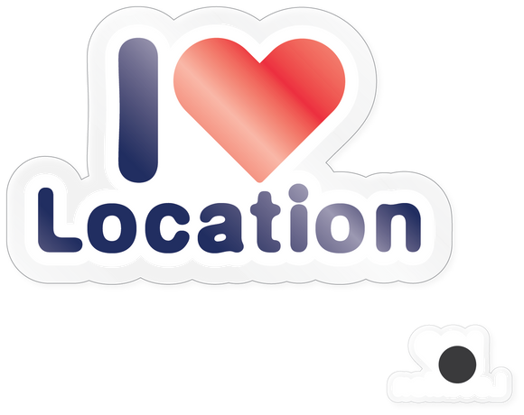 Magnet - I Heart Location