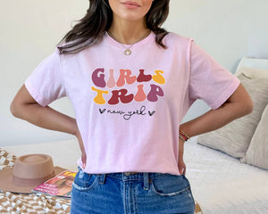 Custom Girls Trip Shirts, Girls Weekend Shirt, Bachelorette