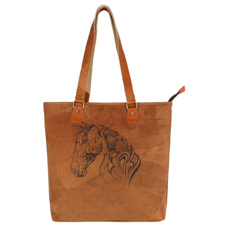 Large Tote Bag Horse