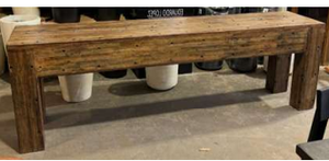 ANTIQUE OAK 96 S TABLE