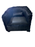 LR Exotic Tibetan Lamb Barrel Chair