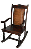 Texas Star Cowhide Rocker