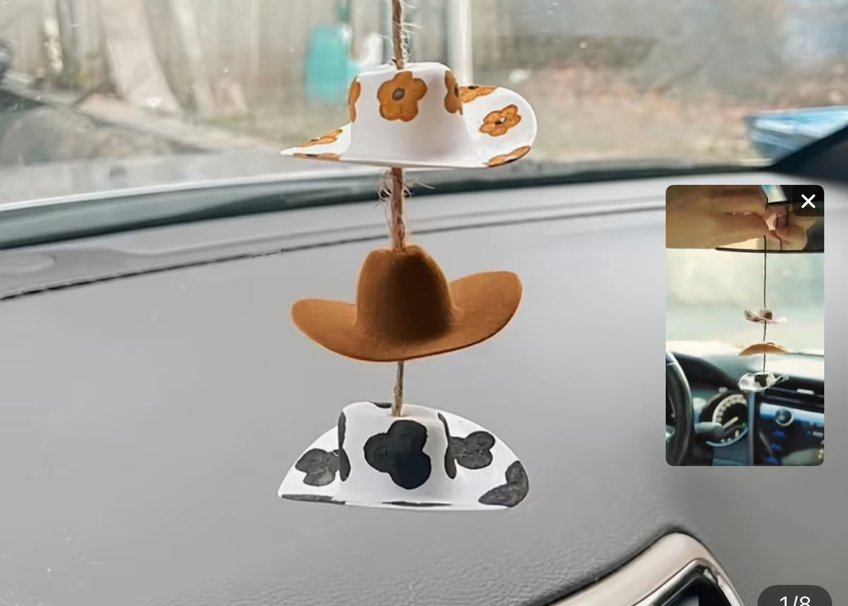 Car Hanging Cowboy Hat