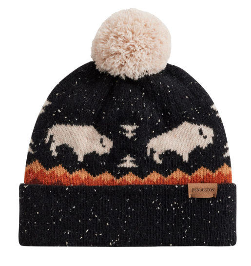 PC HAT WITH POM POM