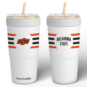 To Go Buddy- Oklahoma State University- Center Stripe White