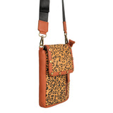 Cheetah Print Front Close Sling Bag