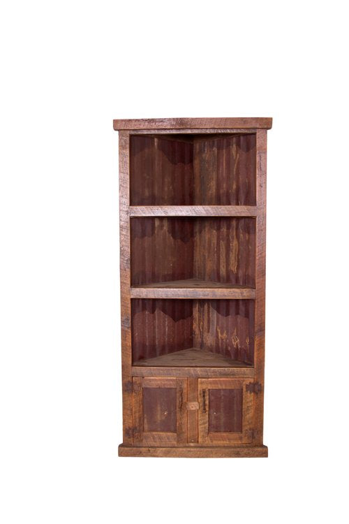 Old Door Corner Cabinet