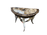 HORN ENTRY TABLE (HALF MOON)