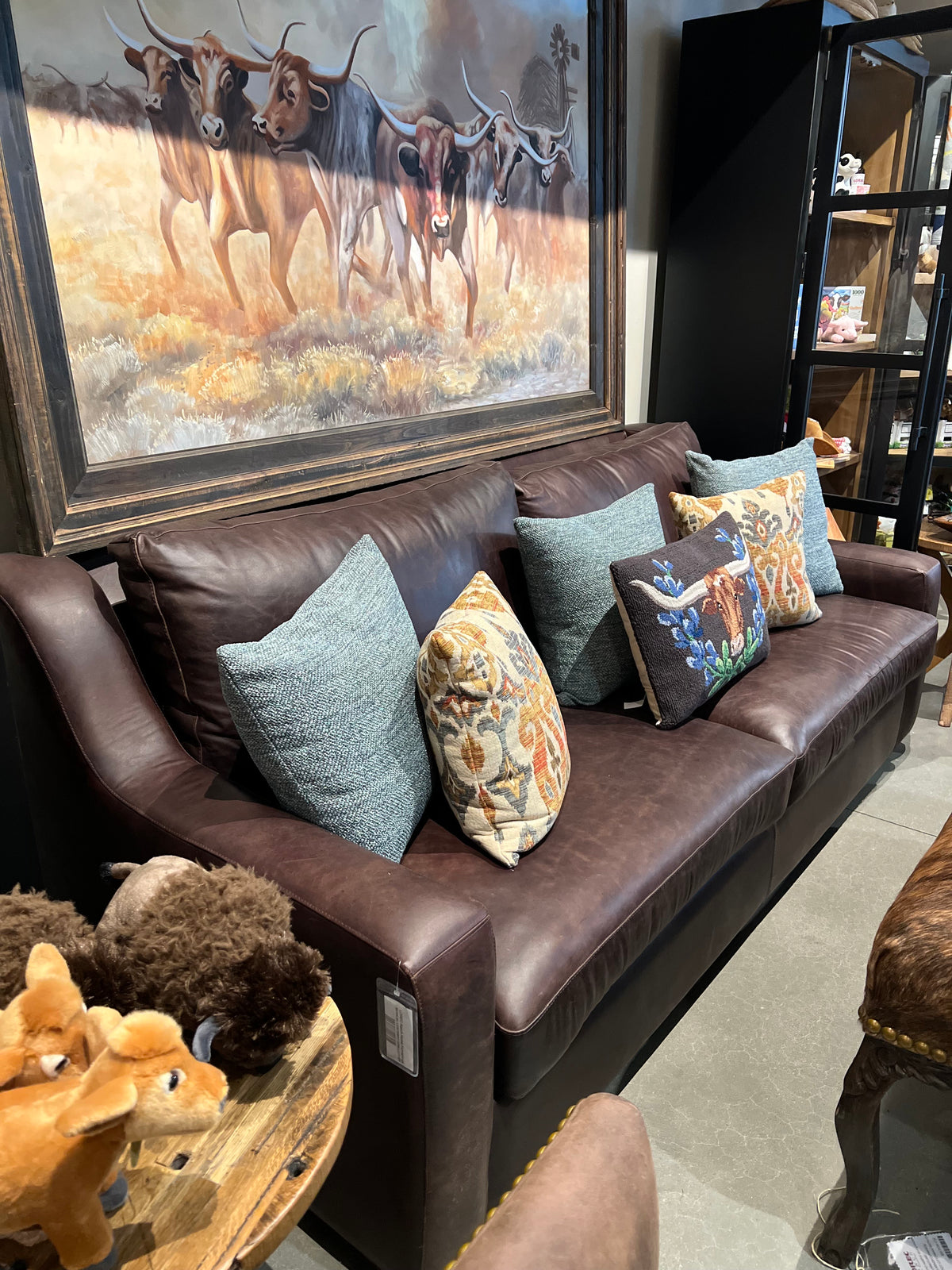 Contempo Leather Sofa