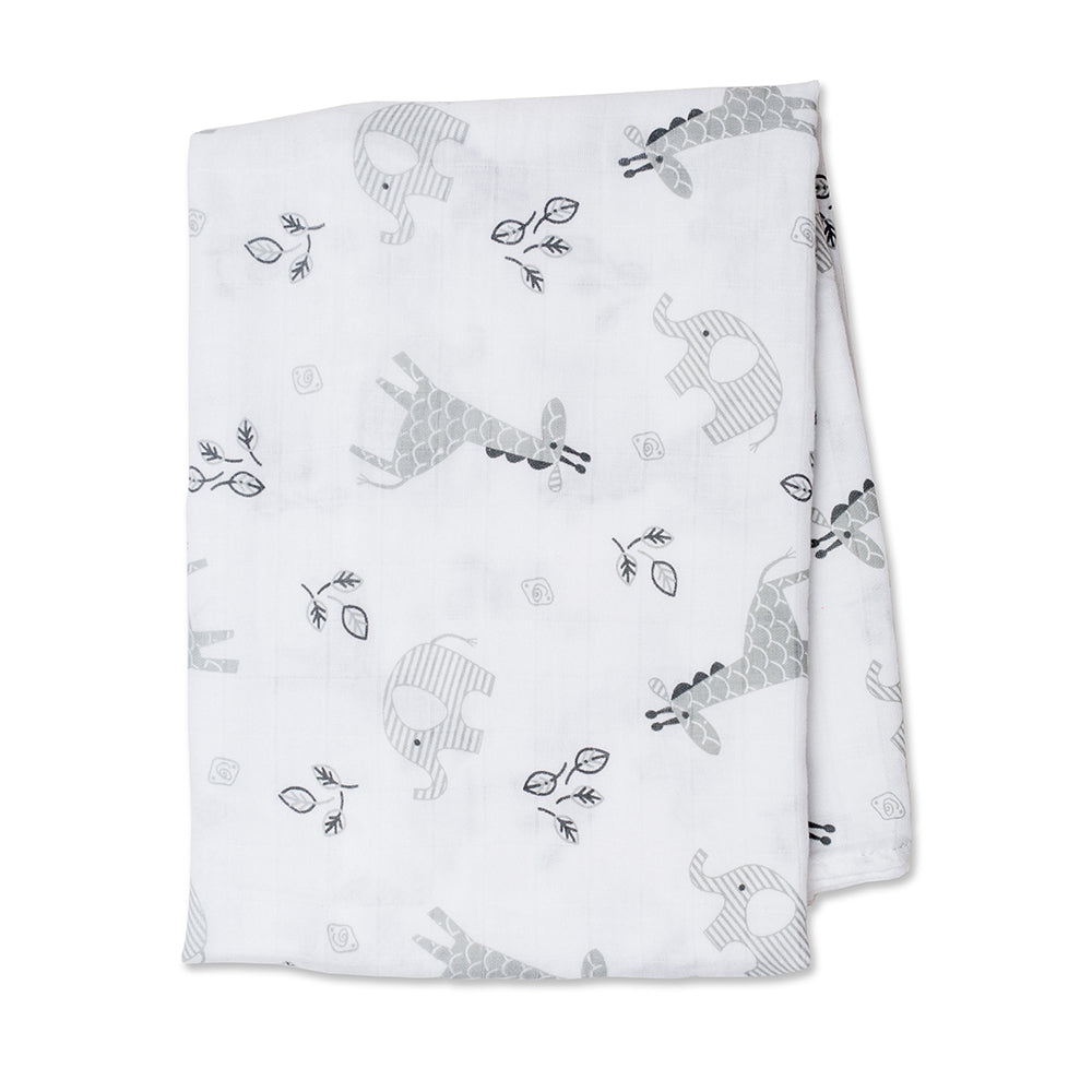 Lulujo Cotton Swaddle – 47×47″