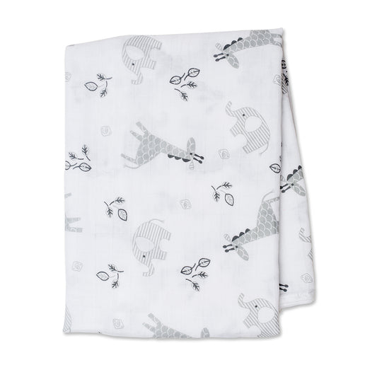 Lulujo Cotton Swaddle – 47×47″